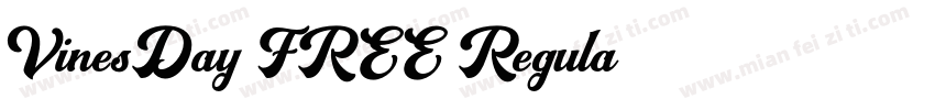 VinesDay FREE Regula字体转换